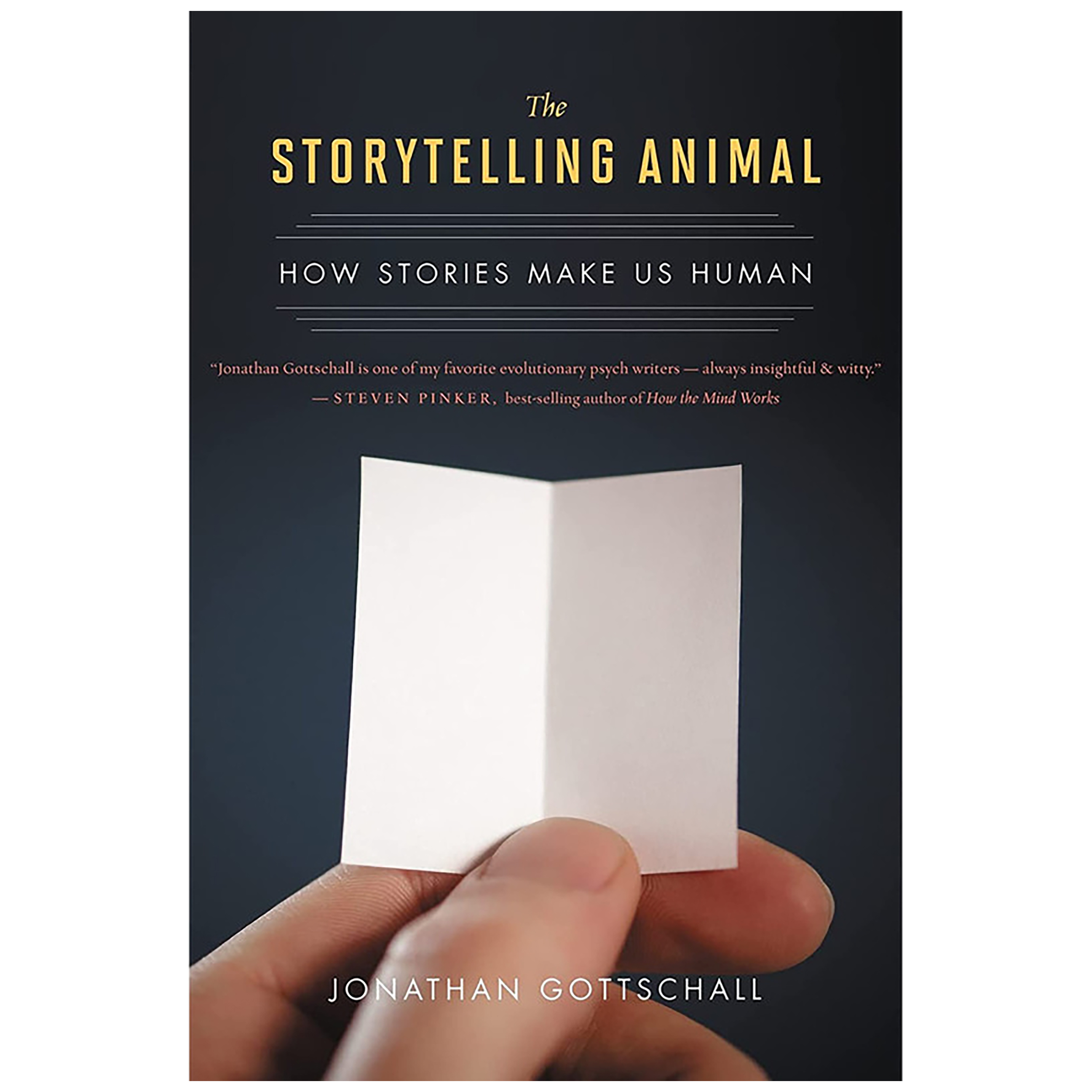 کتاب The Storytelling Animal: How Stories Make Us Human اثر Jonathan Gottschall انتشارات Mariner Books